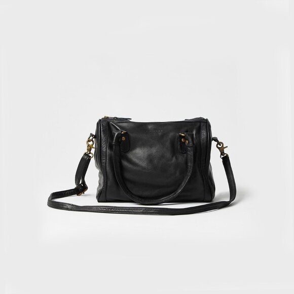 Chic Black Leather Crossbody Bag - Picture 2 of 4